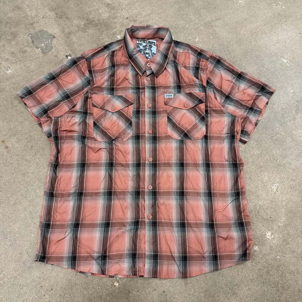 Dixxon Flannel Company Kokomo Plaid Button Down Short Sleeve Shirt